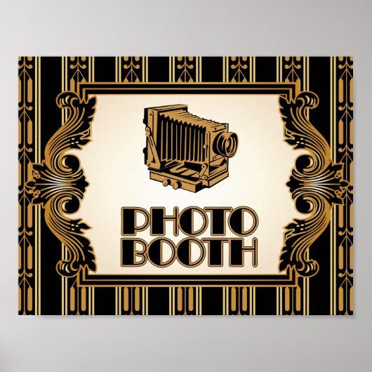 Vintages Camera-Foto-Poster der 20er Jahre Poster (Vorne)