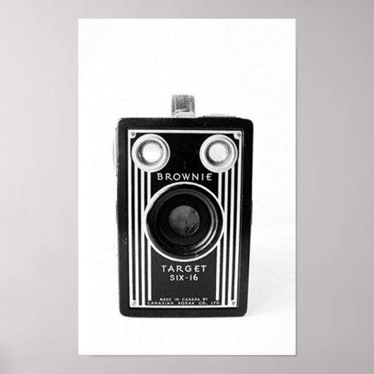 Vintages Camera-Image-Poster Poster (Vorne)