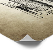 Vintages Camera-Patent Poster (Ecke)