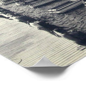 Vintages Camp Sea Gull Pier Foto Poster (Ecke)