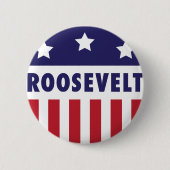 Vintages Campagn Logo Roosevelts Button (Vorderseite)