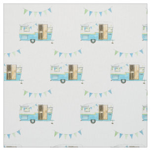 Vintages Camper-Gewebe Stoff