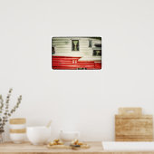 Vintages Camper-Poster Poster (Küche)