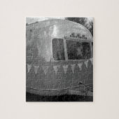VINTAGES CAMPER TRAILER SILVER-Puzzle Puzzle (Vertikal)