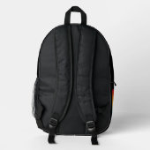 VINTAGES CAMPING BEDRUCKTER RUCKSACK (Rückseite)