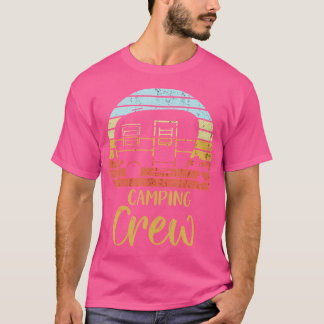 Vintages Camping Camping Crew Funny Match Camp T-Shirt