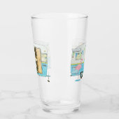 Vintages Camping Glas (Links)