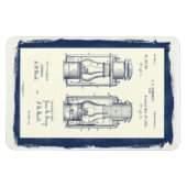 Vintages Camping Lamp Patent Magnet (Horizontal)