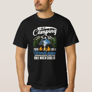 Vintages Camping mit Vater T-Shirt