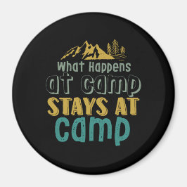 Vintages Camping-Wander-Angebot, was im Campingpla Magnet