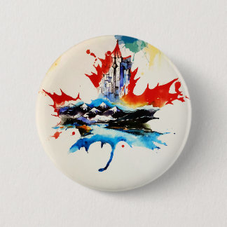 Vintages Canada Mapfelseil Leaf Reisen Liebe Wasse Button