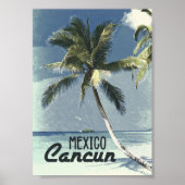 Vintages Cancun Mexico Reiseabenteuer Poster (Vorne)