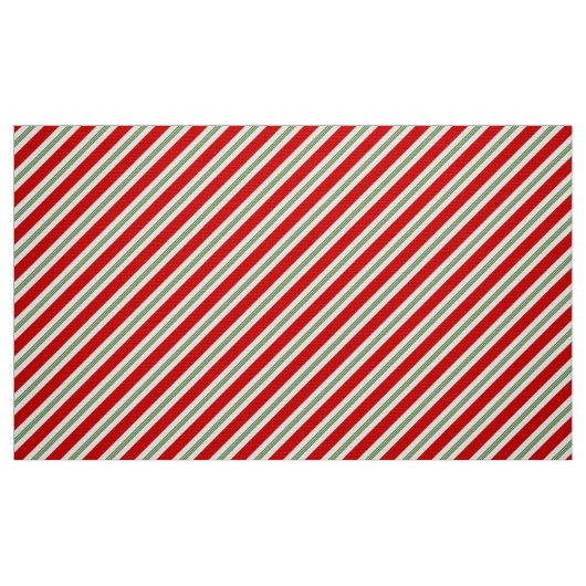 Vintages Candy Cane-Muster Stoff (Fat Quarter (45,7 x 55,9 cm))