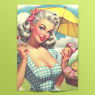 Vintages Candy-Niedliches Button Seidenpapier