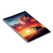 Vintages Cannon und amerikanische Flagge Notizblock (Rechte Seite)