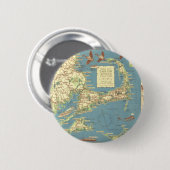Vintages Cape Cod Map (1940) Button (Vorne & Hinten)