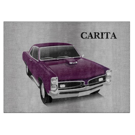 Vintages Car Car Cutting Board Schneidebrett (Vorderseite)