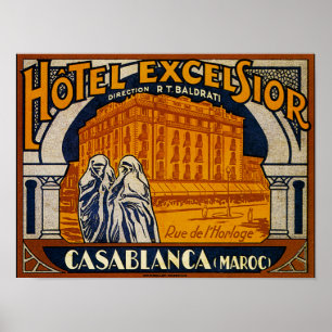 Vintages Casablanca Poster