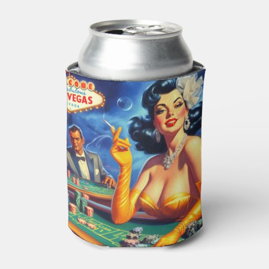 Vintages Casino Dosenkühler (Kanne Vorderseite)