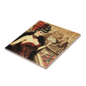 Vintages Casino Girl Fliese (Seite)