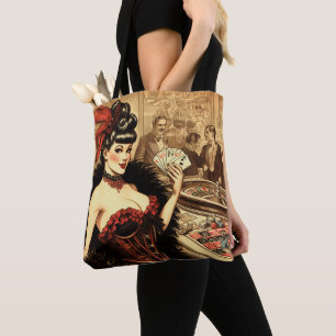 Vintages Casino Girl Tasche