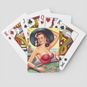 Vintages Casino Giro Spielkarten