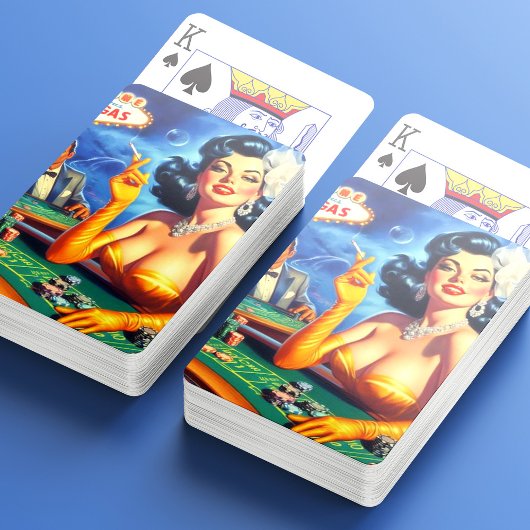 Vintages Casino Spielkarten