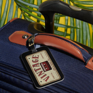 Vintages Cassette Tape Limited Edition Music Lover Gepäckanhänger