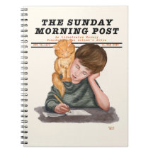 Vintages Cat & Boy Illustriert Magazin der 20er Ja