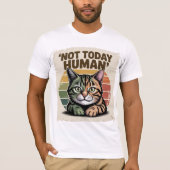 Vintages Cat Graphic T-Shirt - Funny Retro (Vorderseite)