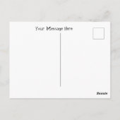 Vintages Cat Theme | Postale | Katzen und Teacup Postkarte (Rückseite)