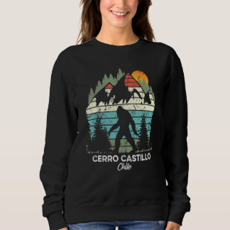 Vintages Cerro Castillo Wandern neben dem Wasser Sweatshirt