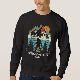 Vintages Cerro Castillo Wandern neben dem Wasser Sweatshirt