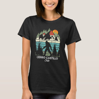 Vintages Cerro Castillo Wandern neben dem Wasser T-Shirt