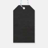 Vintages Chalkboard Das perfekte Blend Script Geschenkanhänger (Rückseite)