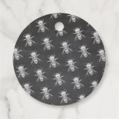 Vintages Chalkboard Meant to Bike Wedding Geschenkanhänger (Rückseite)