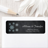Vintages Chalkboard Snowflakes-URLAUB (Insitu)