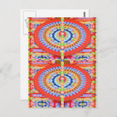 VINTAGES Chariot Wheel - Festivals Rajasthan Indie Postkarte (Vorne/Hinten)