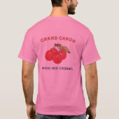 Vintages Cherry-Crate-Etikett T-Shirt (Rückseite)