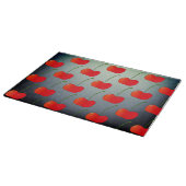 Vintages Cherry-Glasschneidbrett Schneidebrett (Ecke)