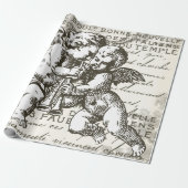 Vintages Cherub-Wrapping-Papier Geschenkpapier (Ungerollt)