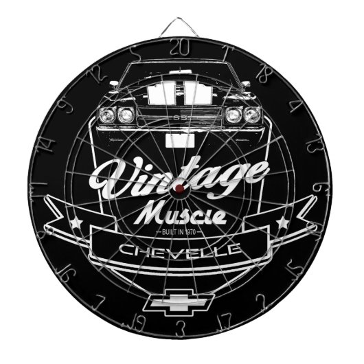 Vintages Chevelle Dartscheibe (vorne)