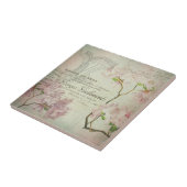 Vintages Chic-französisches Skript-schäbiges Fliese (Seite)