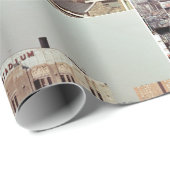 Vintages Chicago Stadium Rock Konzerthaus 1968 Geschenkpapier (Rolleneckpunkt)