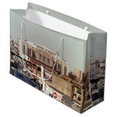 Vintages Chicago Stadium Rock Konzerthaus 1968 Große Geschenktüte (Vorderseite Schrägansicht)