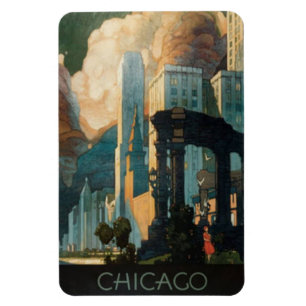 Vintages Chicago, USA - Magnet