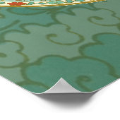 Vintages chinesisches Design Poster (Ecke)