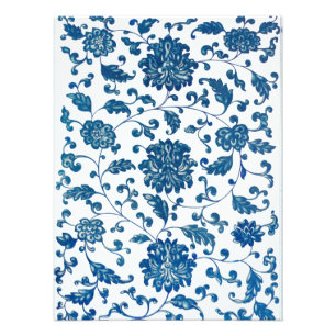 Vintages chinesisches Ornament Fotodruck