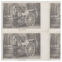 Vintages Chinesisches Rickshaw-Foto Postkarte 1905