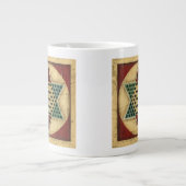 Vintages Chinesisches Schachbrett von Ethan Harper Jumbo-Tasse (Vorderseite)